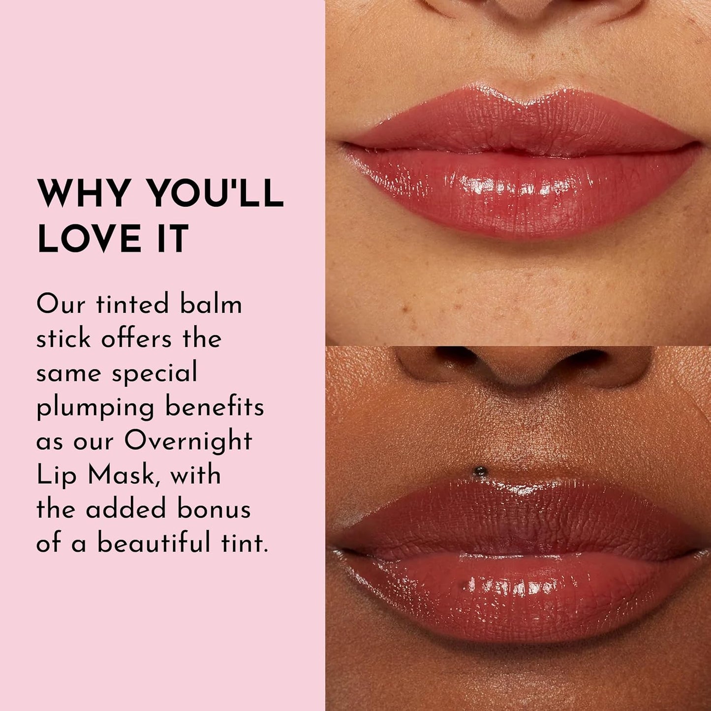 LAWLESS Forget the Filler Lip Plumping Line Smoothing Tinted Balm, Sugarplum, Pink, 0.09 Ounce