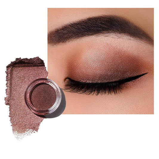 Oulac Brown Cream Eyeshadow also for Highlighter Large Capacity Highly Pigmented Eye Shadow Waterproof &Long Lasting with Moisturizing Formula 05