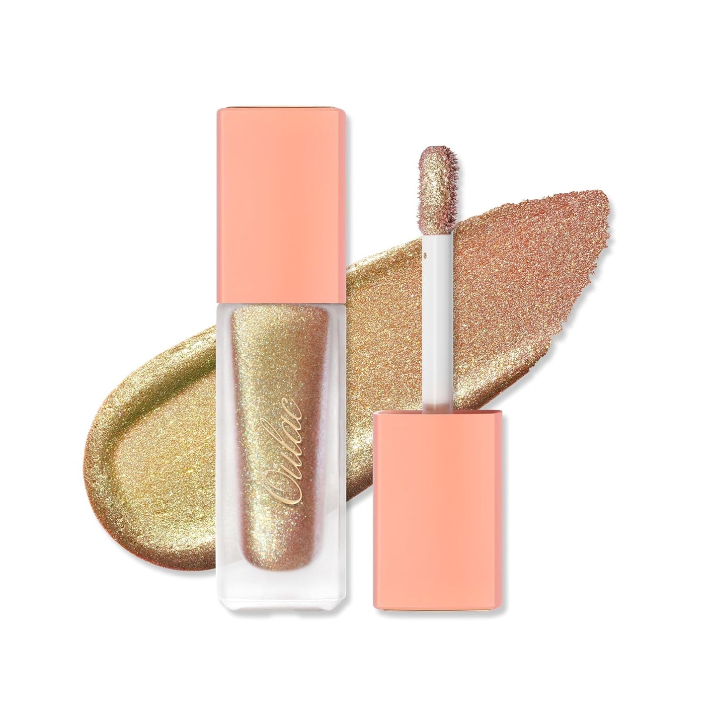 Oulac Eyeshadow Liquid Eyeshadow Multi-Usage Liquid Glitter Eyeshadow&Eyeliner Highly Pigmented, One-Swipe Coverage Long Lasting with No Creasing Formula Vegan&Cruelty-Free