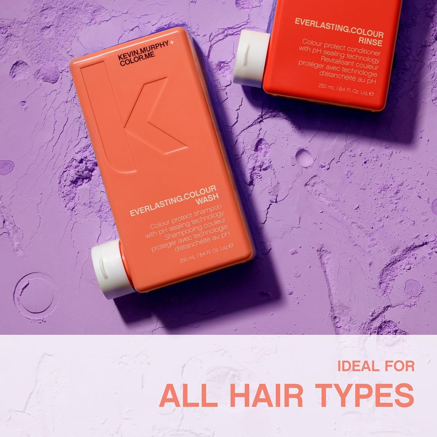 KEVIN.MURPHY EVERLASTING.COLOUR WASH - Hair Colour Shampoo - Colour Protect Hair Care - pH Balanced Shampoo - Sulphate Free -1000 mL / 8.4 fl oz