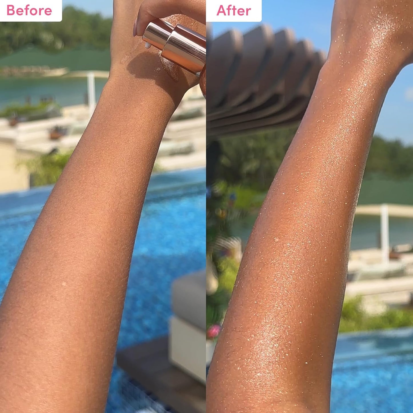 Coco & Eve Antioxidant Glow Shimmer Body Oil - Lightweight Skin Illuminator with Pearlescent Minerals, Natural Glitter, Antioxidants for Shimmering, Moisturizing and Healthy Glow (3.38 Fl Oz)