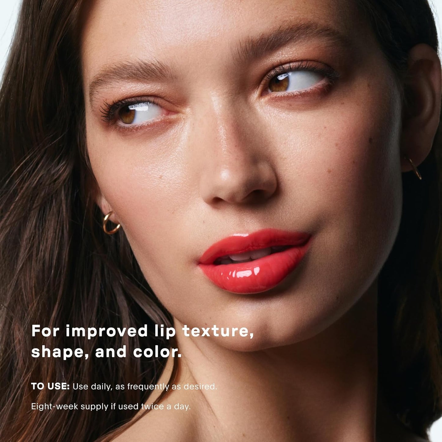 U Beauty The PLASMA Tinted Lip Compound - Anti-Aging & Anti-Wrinkle Lip Gloss, Hyaluronic Acid, Shea Butter & Peptides for Hydration & Plumping, Poppy - 15 mL