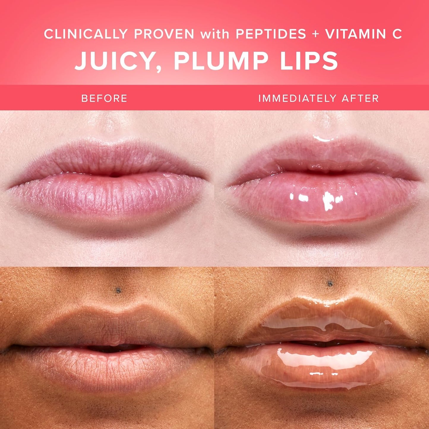 Farmacy Peptide Lip Balm - Lip Smoothie Hydrating Lip Balm with Vitamin C to Visibly Plump + Smooth Lip Lines - Nourishing Lip Treatment with a High-Gloss Finish - Apple (10g)