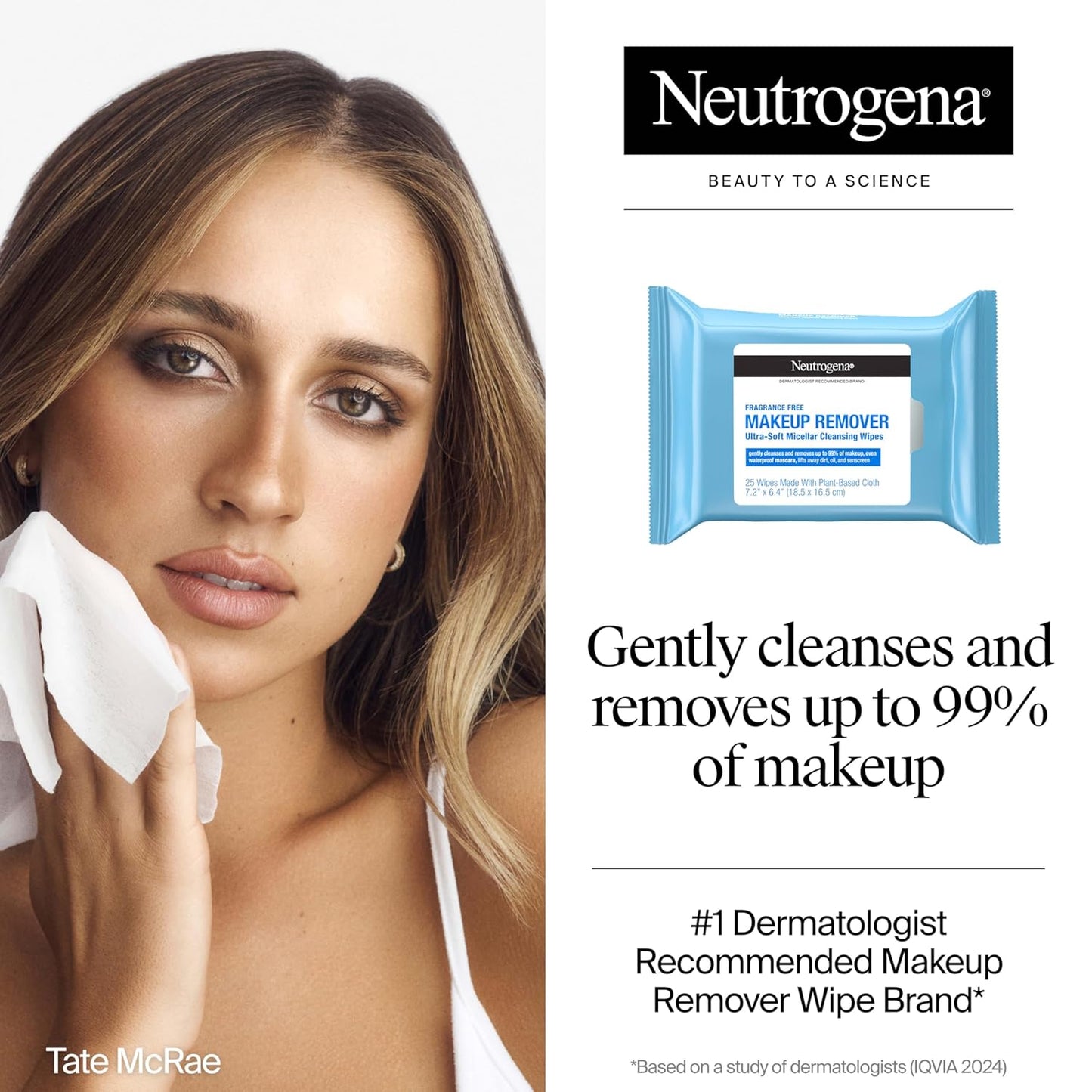 Neutrogena Fragrance-Free Makeup Remover Cleansing Towelette Singles, Individually-Wrapped Daily Face Wipes to Remove Dirt, Oil, Makeup & Waterproof Mascara for Travel & On-the-Go, 20 ct (Pack of 6)