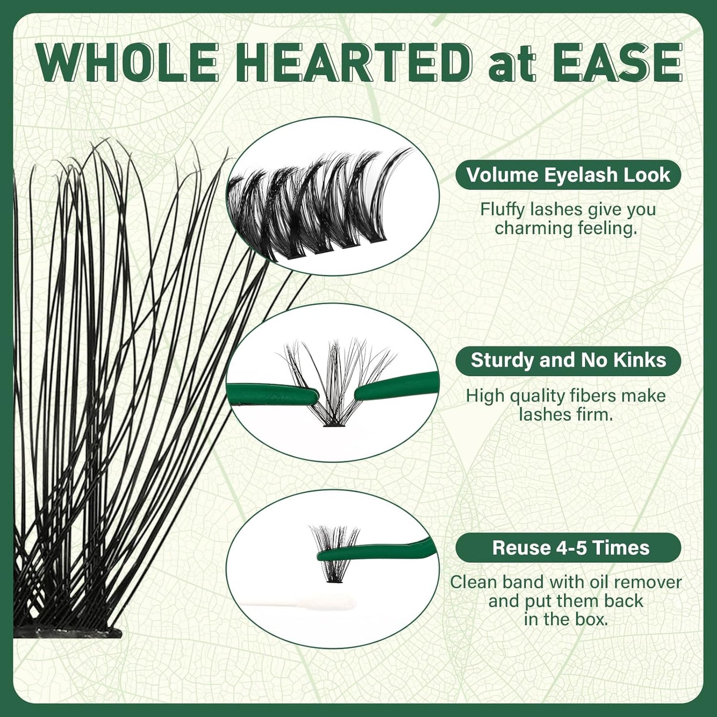 Lash Clusters 280Pcs Eyelash Clusters KEYYOU 60D+80D C Curl 9-16MIX Clusters Lashes Thick Super Soft Wispy DIY Eyelash Extension at Home(60D+80D-C,9-16MIX)