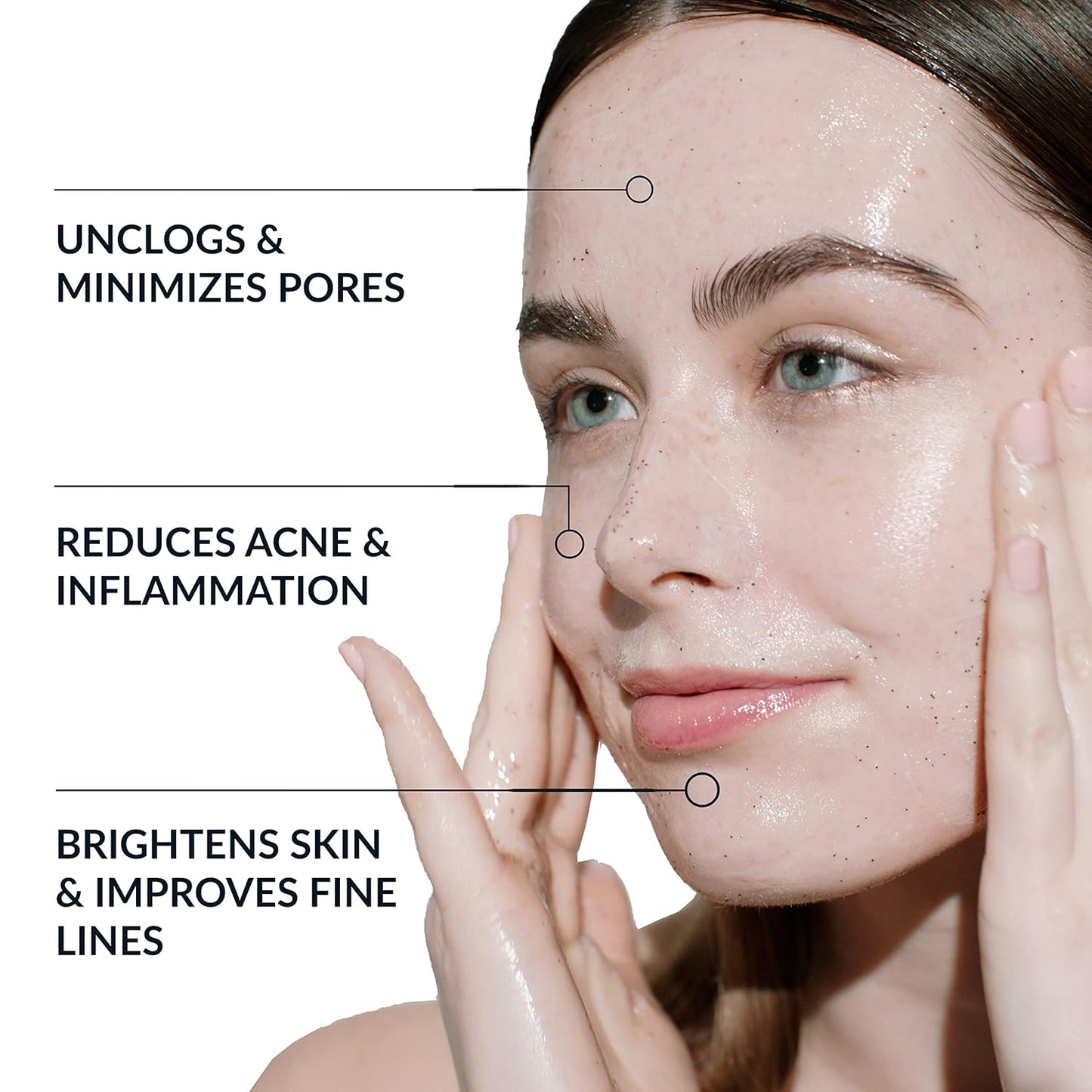 NAELI AHA/BHA Exfoliating Face Wash - 10% Glycolic Acid & Salicylic Acid Cleanser, Anti Aging Acne & Wrinkle Reducing Facial Exfoliant, Pore Minimizer & Brightening Gel, 6 oz