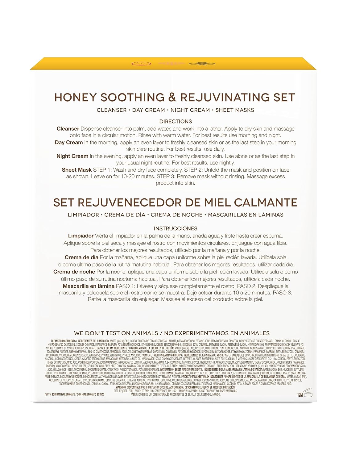 Earth To Skin Honey Soothing & Rejuvenating Set