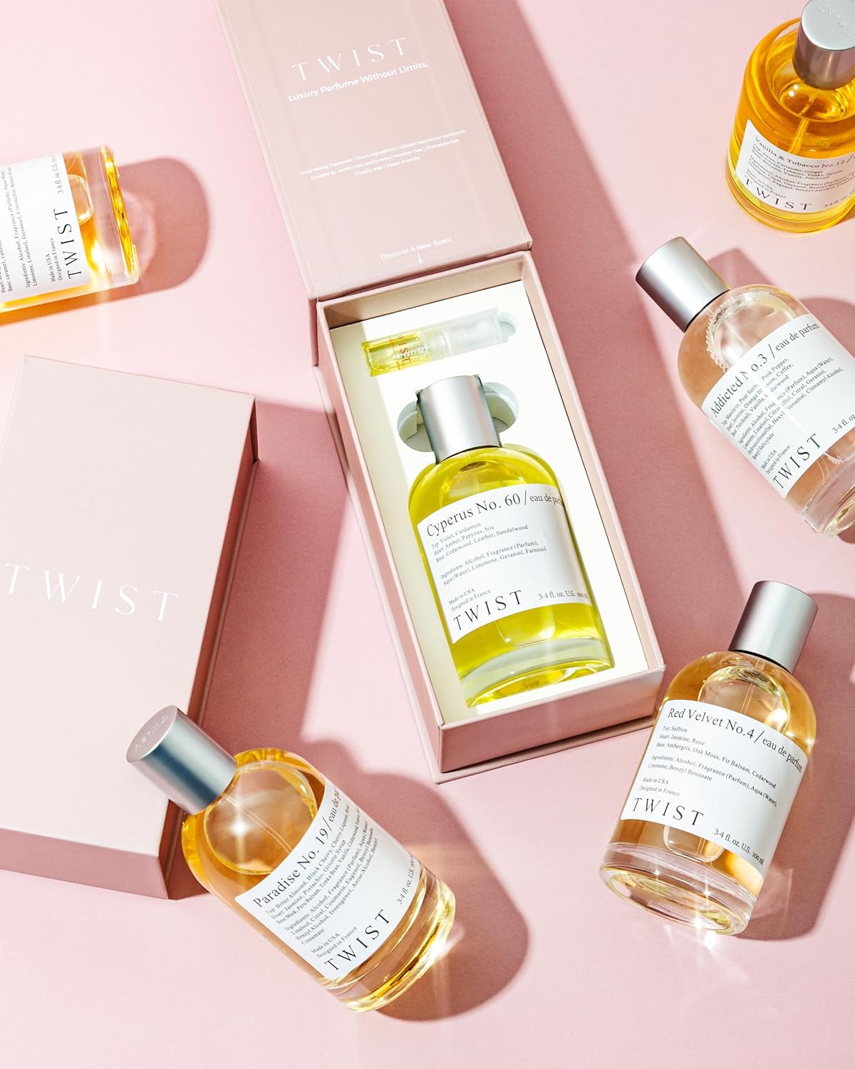 Twist Loving No. 48 - Inspired by D. J'a.d.o.r.e. Long-Lasting Perfume For Women, Vegan, Clean Ingredients, Jasmine & Fruity Fragrance - Spray 100 ml | 3.4 fl. oz.