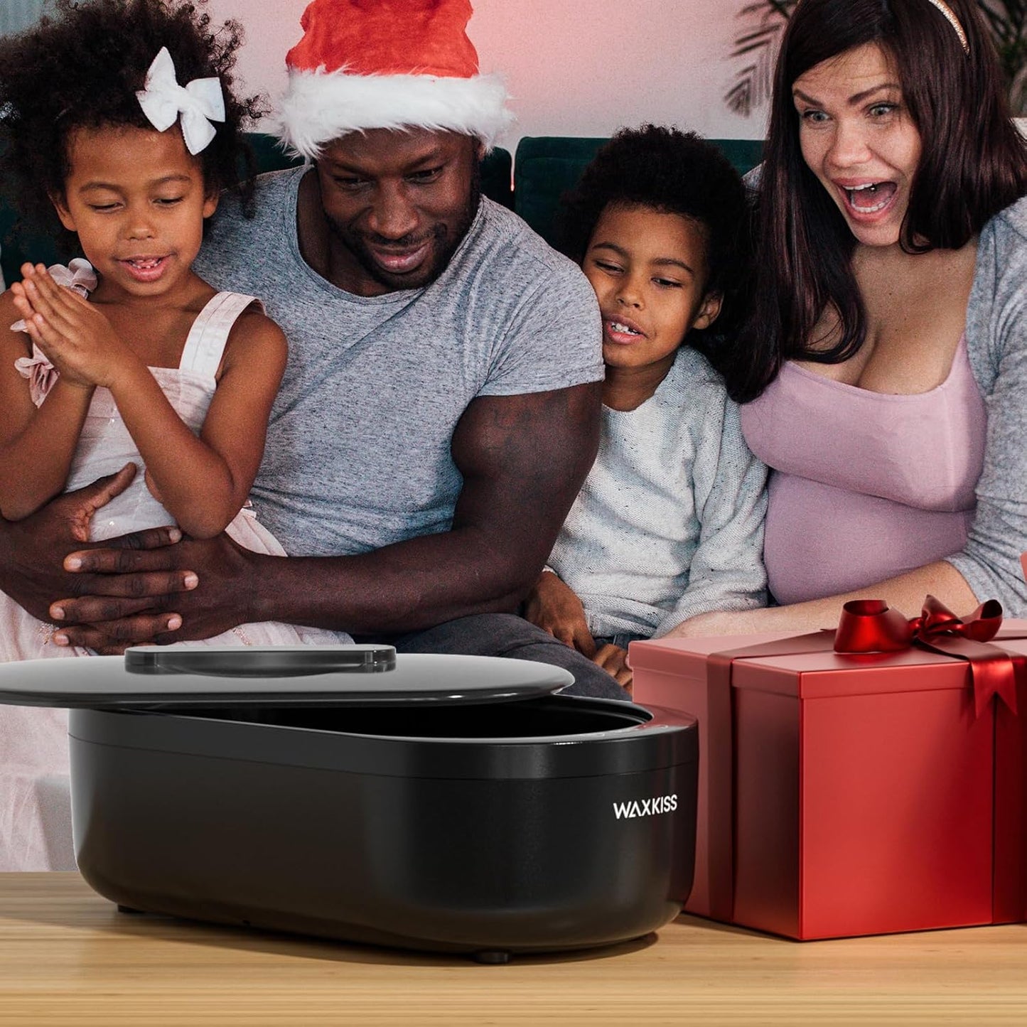 Small Paraffin Wax Machine for Hands - Small Size Hand Wax Paraffin Machine 2000ml With 3 packs of Paraffin Wax Kit Digital Display Screen for Paraffin Bath