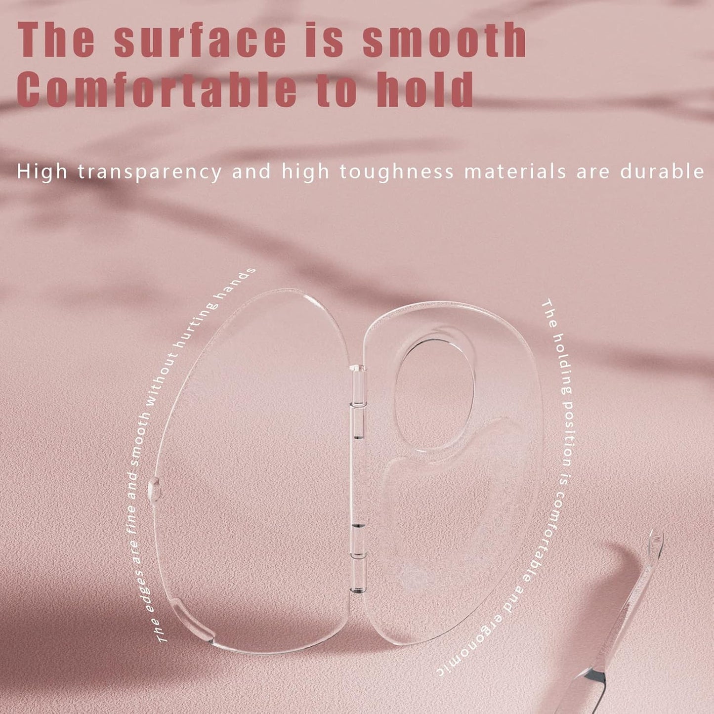 Color Palette can be 180 Degrees fold to Receive Liquid Base Makeup Color Palette Transparent Acrylic Powder Chassis Palette Nail Eyeshadow Eyelash Professional Makeup Color Palette